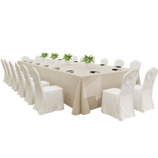 定制会议桌布酒店办公商务展会超大会议室桌布简约高端加厚款布艺