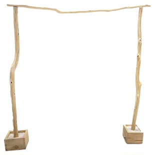 实木树杈落地货架衣帽架家用卧室民宿酒店服装店服装展示架挂衣架