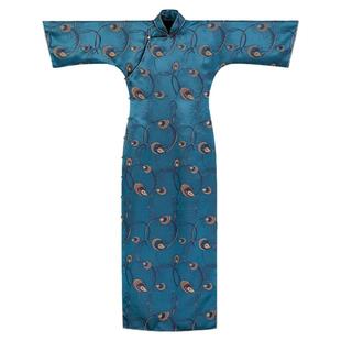 锦羽秋华丨一城风絮丨春夏真丝宋锦缎红云纱复古民国风倒大袖旗袍