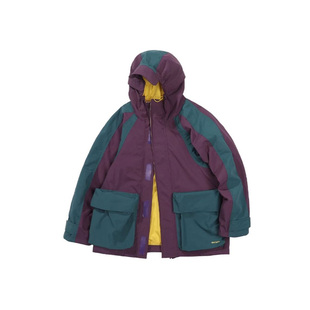 Mountainvalley户外山系机能大口袋拼色工装外套男女连帽冲锋衣