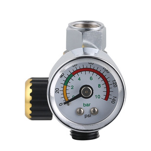 藤原调压表 喷漆枪稳压阀低压环保枪耗气量调压表气压调节压力表