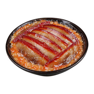仿真菜品模型小吃蒸碗小酥肉样品道具假菜扣碗模具关中八大碗美食