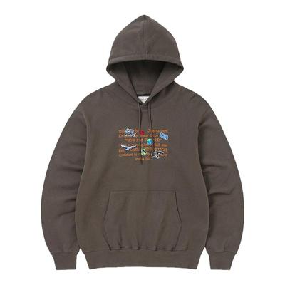 thisisneverthat®Sticker Hoodie 秋冬贴纸图案印花连帽卫衣