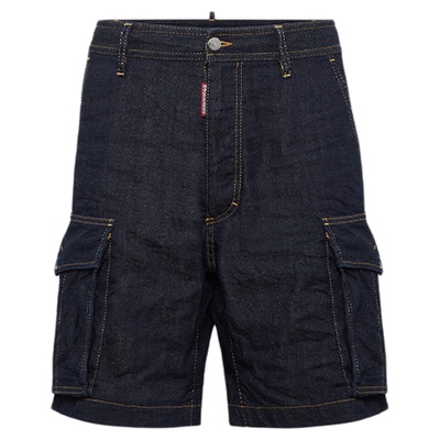 DSQUARED2/D2次方 夏日胶囊系列 男士度假风宽松时尚牛仔短裤