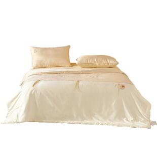 水星家纺桑蚕丝夏被A类抑菌可水洗夏凉被子国风薄被芯空调被床品