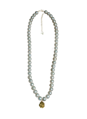 远家天然淡水无核珍珠24K黄金