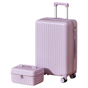 行李箱女2025新款26寸小型子母拉杆箱大容量密码旅行皮箱结实耐用