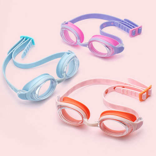 新款儿童泳镜男女宝宝夏游泳高清防水防雾小框眼镜潜水镜专业装备