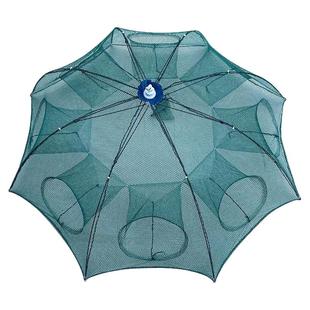 鱼龙笼只进不出虾笼鱼网渔网折叠捕虾网捕鱼笼黄鳝笼子龙虾网笼螃