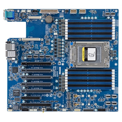 技嘉MZ32-AR0服务器主板支持AMDEPYC7K62 7R32 7B13CPU