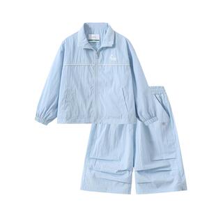 植木【风旅日记】儿童休闲套装男童运动女童套装2026春夏新款童装