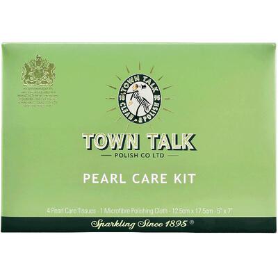 TownTalk泰通英国进口珍珠保养布专用套装发黄去污提亮清洁保养