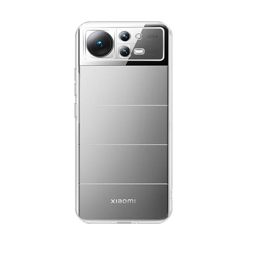 适用于小米MixFold2折叠屏手机新款硬壳轻薄透明Mix Fold 2保护套超薄防摔新品简约裸机摄像头保护壳后外壳