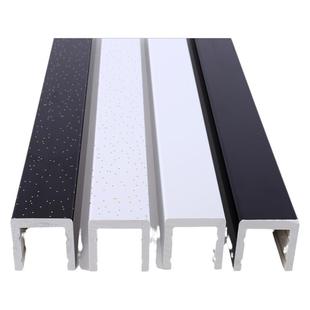 挡水条淋浴房石基黑白金砂pvc材质门槛浴室卫生间干湿分离防水条