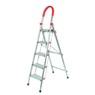 奥鹏铝合金人字梯不锈钢家用梯子室内折叠多功能伸缩加厚四五六步