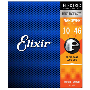 玄奥乐器 Elixir伊利克斯琴弦电吉他木吉他特薄镀膜防锈耐用1046