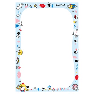 混色彩色A4纸打印纸印花加厚80克花边100克带图案的电脑激光喷墨复印纸 台湾多功能影印纸幼儿园学校办公用品