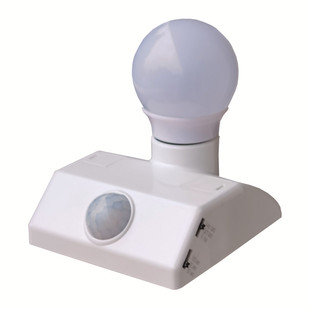 优质感应灯座12v人体红外线感应灯头220v36V探头24v模块智能开关