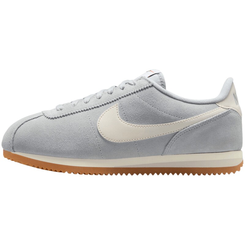 NIKE耐克女子CORTEZ灰白复古运动鞋平底休闲鞋IB1857-002