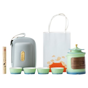 故宫红旅行茶具套装国风文创商务伴手礼企业年会节日纪念礼品定制