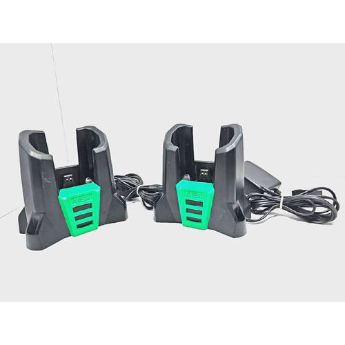 MSA ALTAIR 4X 240V MULTI GAS DETECTOR CHARGER LOT OF 2