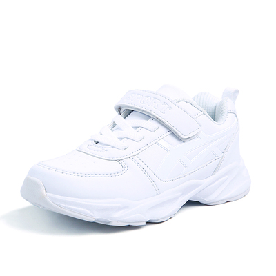 儿童小白鞋小学生白色运动鞋