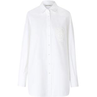 IIIVIVINIKO“埃及长绒棉”宽松箱型宽肩大廓形衬衫女M310401127A