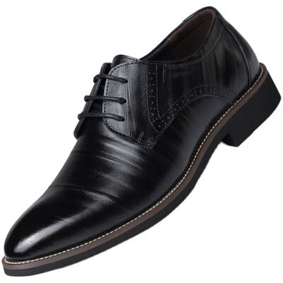 结婚皮鞋韩版青年男士伴郎休闲鞋