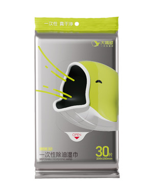 WOW-D2厨房一次性除油湿巾