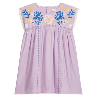 Little现货 法国louise misha SS26女童甜美花边连衣裙吊带裙