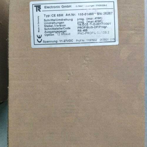 议价CE65M 110-01460 TR帝尔编码器SN 26267