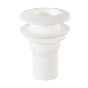 SEAFLO船用排水口快路亚艇出1寸水口ABS抗老化游艇塑料房车配件孔