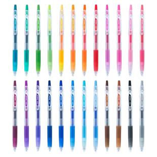 日本pilot百乐果汁笔Juice百果乐中性笔彩色黑色按动蓝黑红色进口水笔LJU-10UF 0.38mm