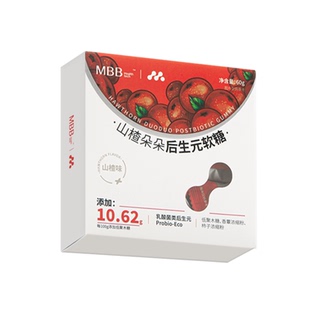 MBB科拓生物山楂朵朵后生元软糖益生菌大餐救星肠肠道官方旗舰店