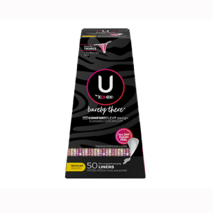 现货美国高洁丝Kotex丁字裤护垫T字裤无感超柔透气性感无痕50片装