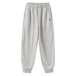 POLOWALK童装新品秋冬新款男女童小毛圈运动美式休闲百搭卫裤束脚