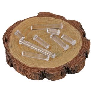 3mm圆头PC透明导光柱LED贴片导光柱LED导光帽发光管灯罩带卡痕