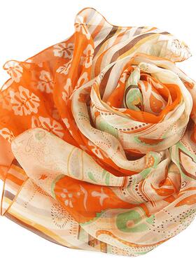 好看极了!桑蚕丝丝巾女百搭老店