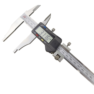 桂林双外爪带表卡尺桂量三型加十数显卡尺平头0-200-300mm精准测