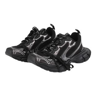Balenciaga男士做旧网眼系带厚底老爹鞋运动鞋734734 W3XL1