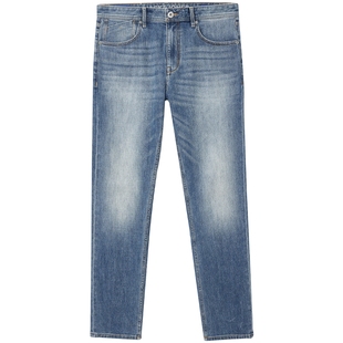 903杰克琼斯2025年秋季新款男装牛仔裤时尚长裤水洗猫须裤子男款