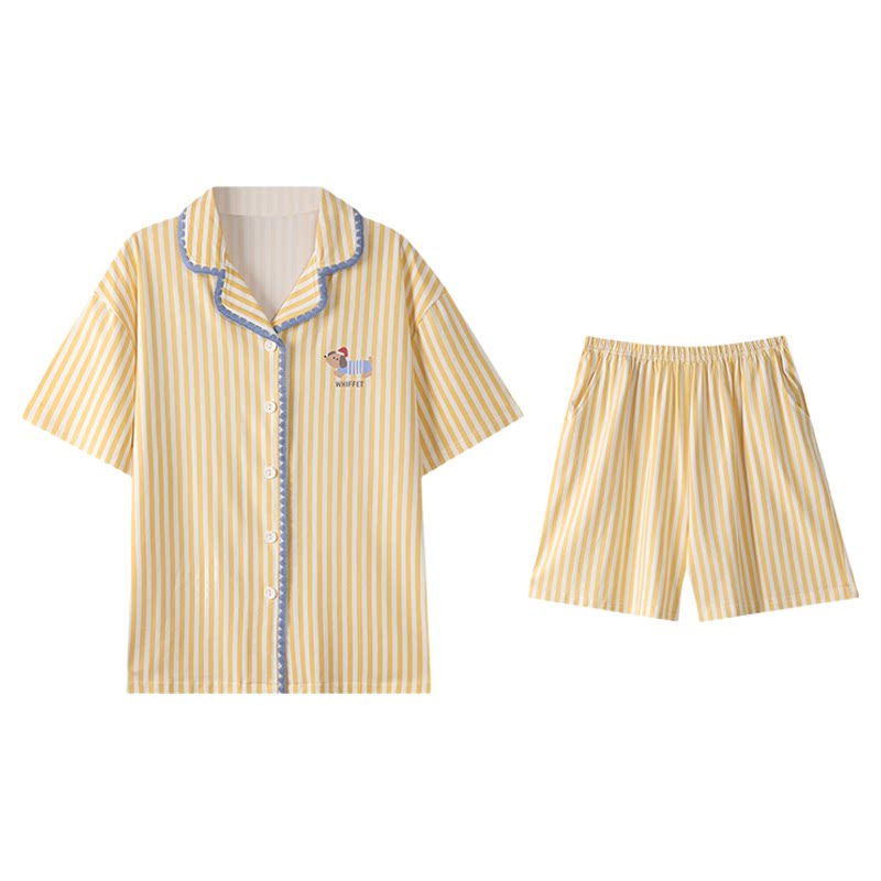 睡衣女纯棉夏季薄款宽松大码