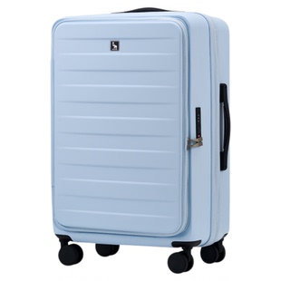 爱华仕侧开行李箱20寸女深仓24大容量旅行箱登机箱前开盖密码箱