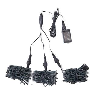 led鞭炮流星灯户外庭院大树上挂灯亮化装饰彩灯亮化造景布置串灯