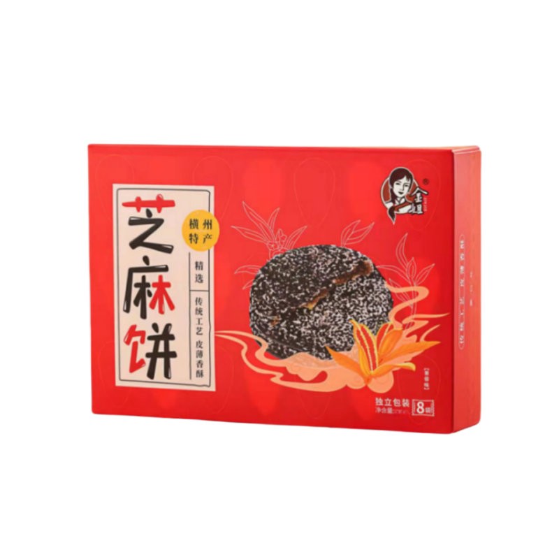 横州金姐芝麻饼香脆年货广西特产
