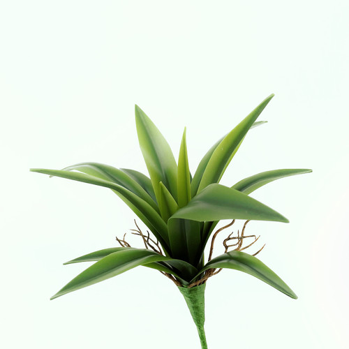 高仿真软胶蕙兰叶手感吊兰叶绿色植物花槽墙面大型盆栽摆放绿植