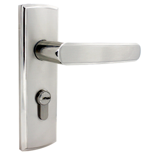 孔距130单舌卧室木门把手锁中式不锈钢房门锁/天宇单舌锁GT00301L