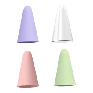 杰利适用苹果apple pencil笔套一代华为pencil二代保护套iPad电容笔笔尖套 静音超薄硅胶膜iPadPencil2代贴纸