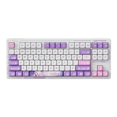 凌豹K87客制化机械键盘侧刻黑莓无线蓝牙三模电竞游戏办公男女生F