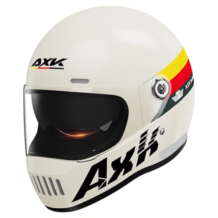 3c认证复古全盔冬天保暖防雾摩托车头盔女式高颜值巡航安全帽男士